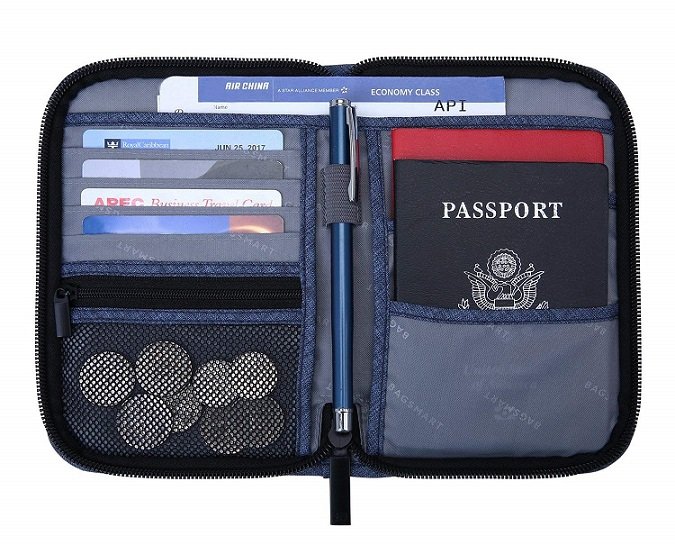 BagSmart's Travel Organizer Including Passport Slot