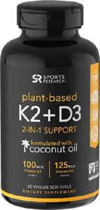 Vegan Vitamin D3 + K2 Sports Research