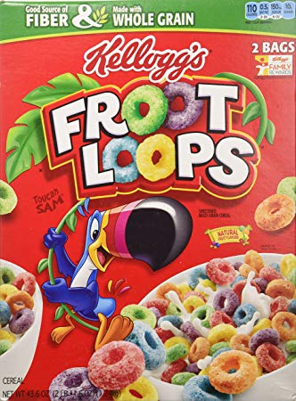 Kellog's Fruit Loops Vegan Options Logo