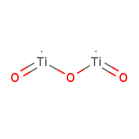 Titanium Dioxide E171 Chemical Structure