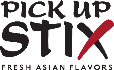 Pick Up Stix Vegan Menu Options Logo
